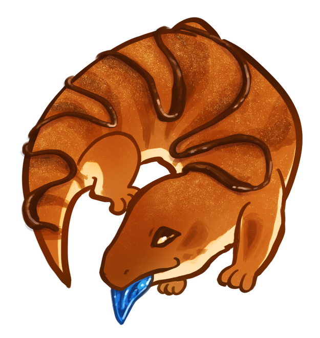 blueberry donut skink sticker