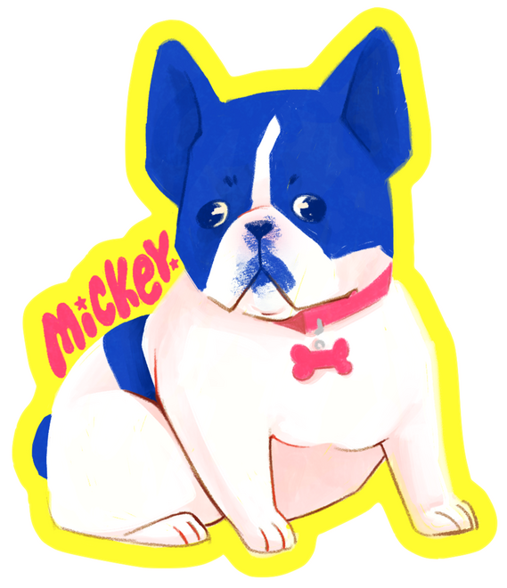 mickey sticker